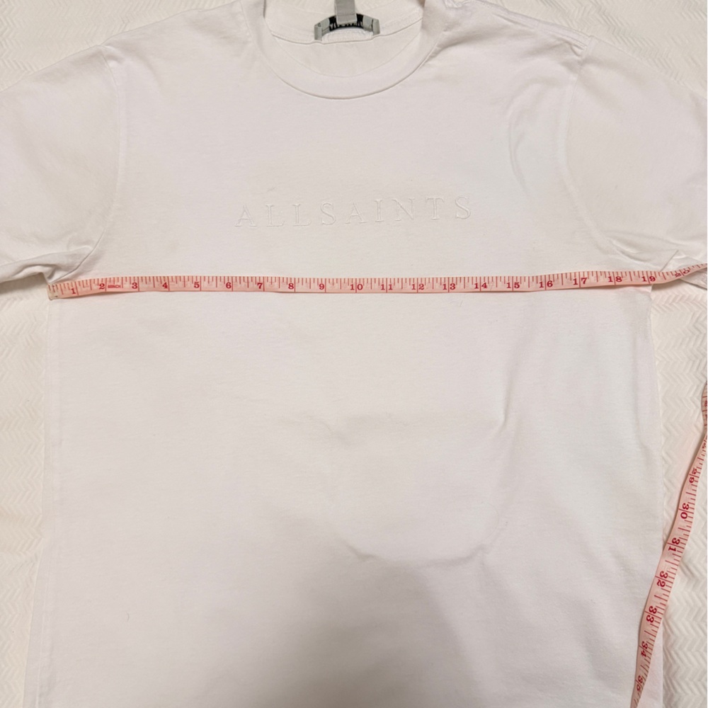 ALLSAINTS White 100% Cotton T shirt in XS - Picture 3 of 7